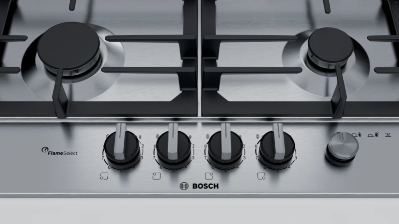 Bosch 60 cm Stainless Steel Gas Cooktop PCH6A5M90I