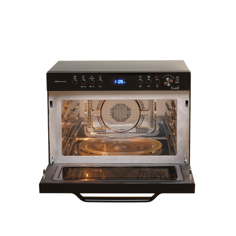 IFB 34 L, Multi-Stage Cooking Grill & Convection Microwave with Air Fry, 10 Power Levels, Intelligent Cooling System, Fermentation mode, 151 Auto Cook Menus, Weight Defrost, Auto Reheat (34BC2, Black)