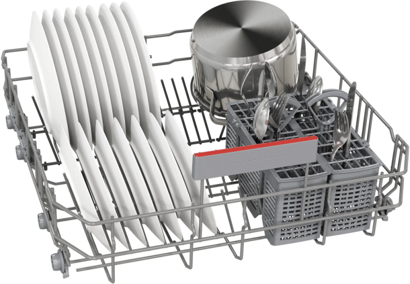 Bosch 14 Place Settings Freestanding Dishwasher Silver Inox SMS6IKI01I