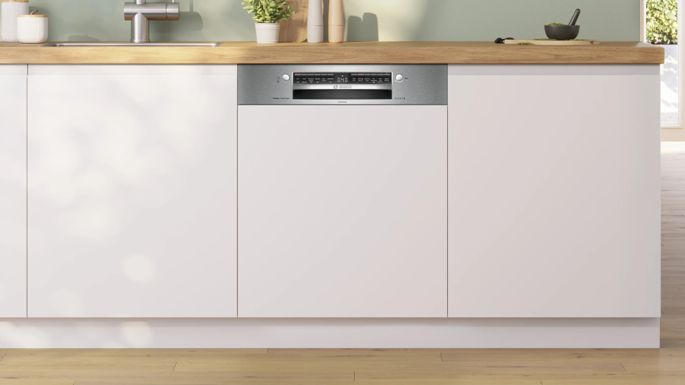 Bosch 14 Place Settings Semi Integrated Dishwasher SMI4IKS00I