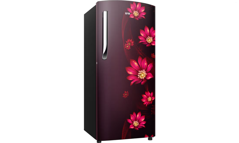 IFB 187 Litres 1 Star Direct Cool Refrigerator with Flower Pattern (IFBDC-213AFRW, Wild Flower Red)