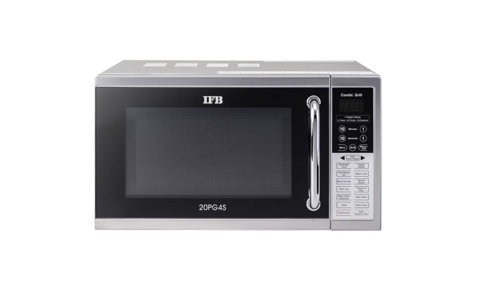 IFB 20 L Grill Microwave Oven 20PG4S Auto Cook Menus Silver