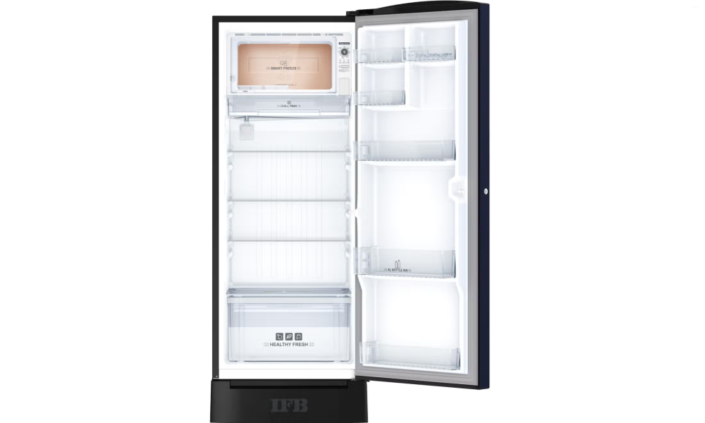 IFB Advance-Cool 206 L 4 Star Direct Cool Refrigerator, Flower Pattern, DIVINE BLISS Blue + BLACK PED, Inverter Compressor 2026
