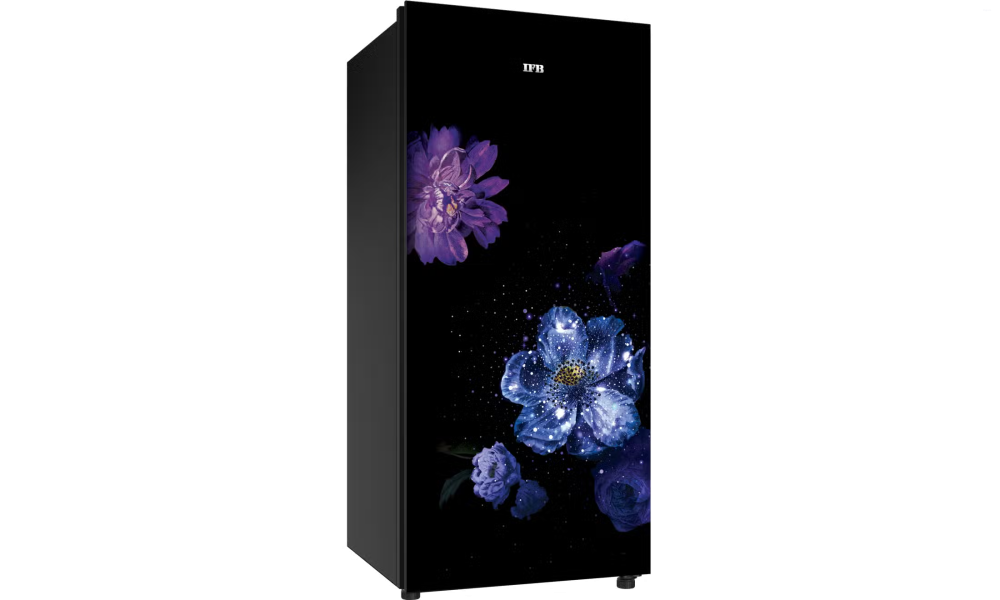 IFB 187 Litres 3 Star Direct Cool Refrigerator with Extra Height (IFBDC-2133FFG, Floral Joy Glass Finish)