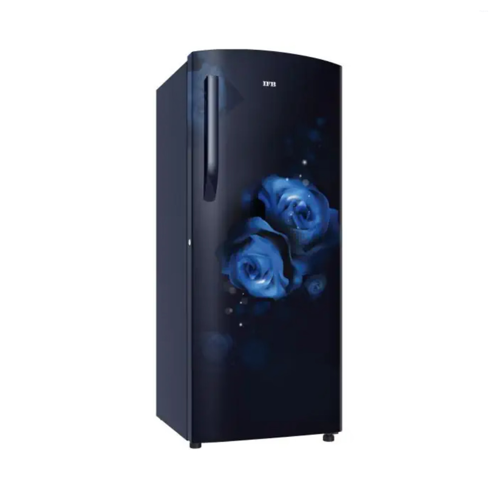 IFB 206 Litres 4 Star Direct Cool Refrigerator with Flower Pattern and Inverter Compressor (IFBDC-2324IBV, Sweet Valentine Blue)