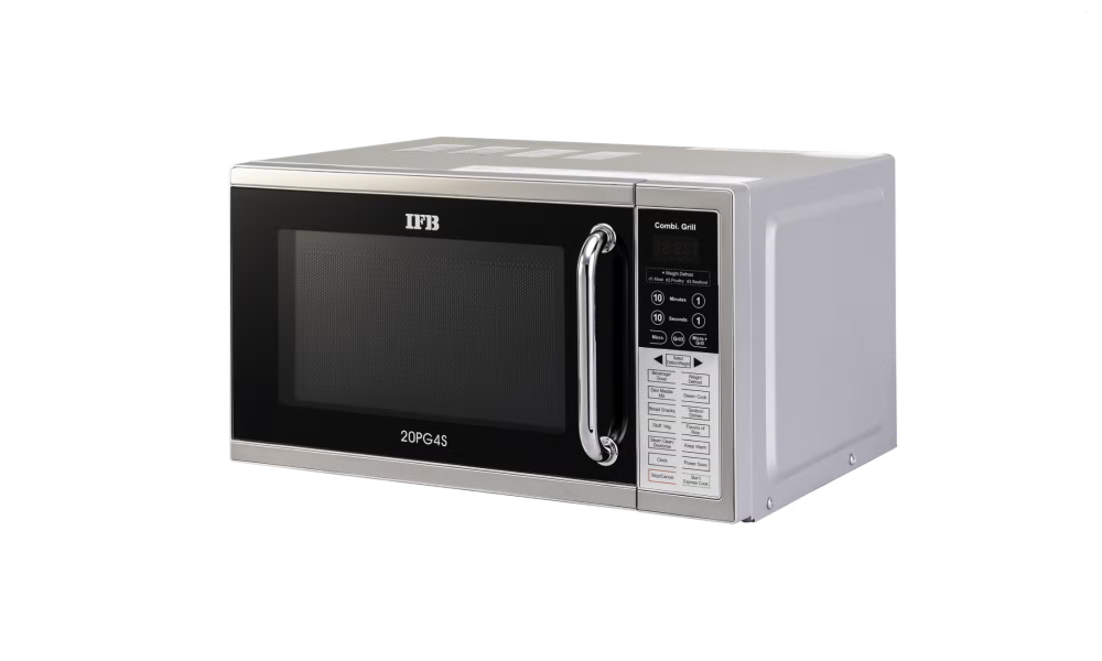IFB 20 L Grill Microwave Oven 20PG4S Auto Cook Menus Silver
