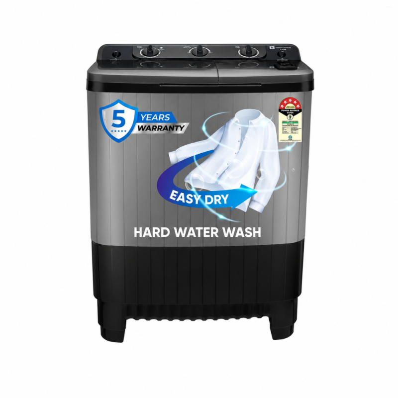 realme TechLife 7.5 Kg Semi Automatic Washing Machine (RMSA755NNNDG/2026)