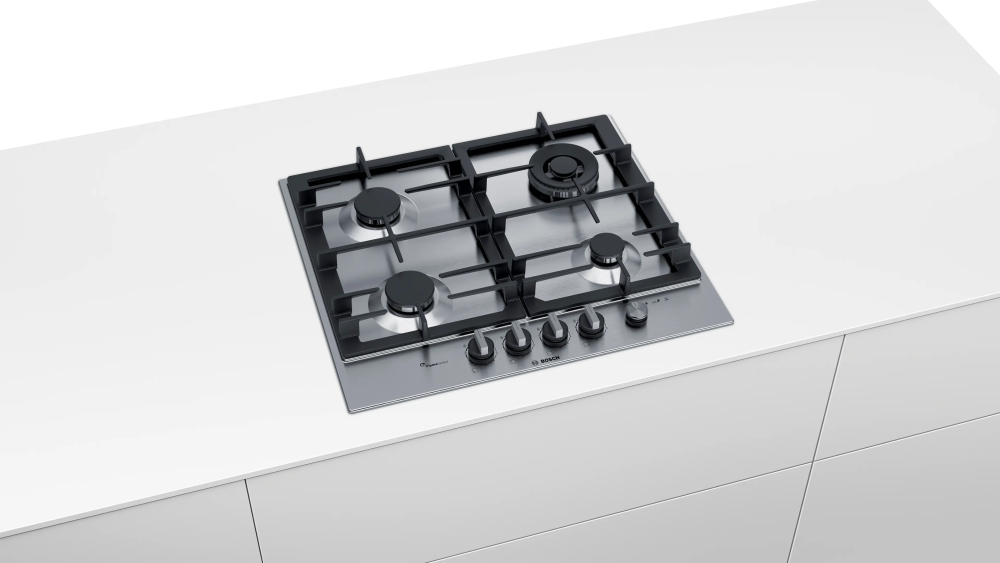 Bosch 60 cm Stainless Steel Gas Cooktop PCH6A5M90I