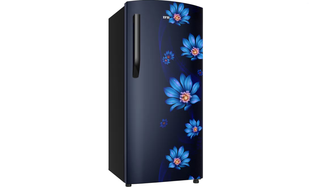 IFB 187 Litres 1 Star Direct Cool Refrigerator with Metal-Cool (IFBDC-213AFBW, Wild Flower Blue)