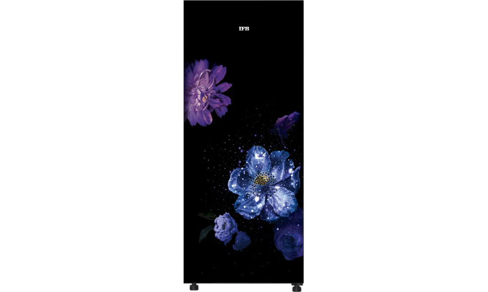 IFB 187 Litres 3 Star Direct Cool Refrigerator with Extra Height (IFBDC-2133FFG, Floral Joy Glass Finish)