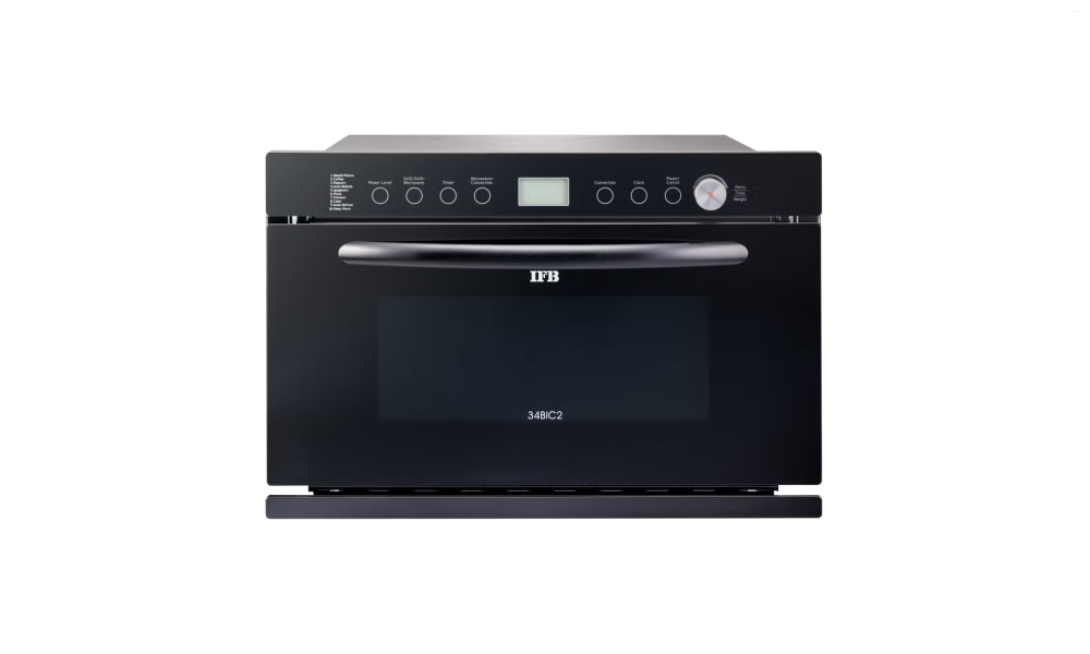 IFB 34 Litres Built-In Convection Microwave Oven with Multi Stage Cooking and 360° Convection (34BIC2, Black)