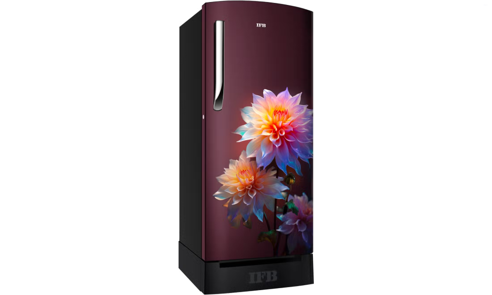 IFB 187 Litres 5 Star Direct Cool Refrigerator with Thick Insulation (IFBDC-2135IRND, Divine Bliss Red with Black Pedestal)