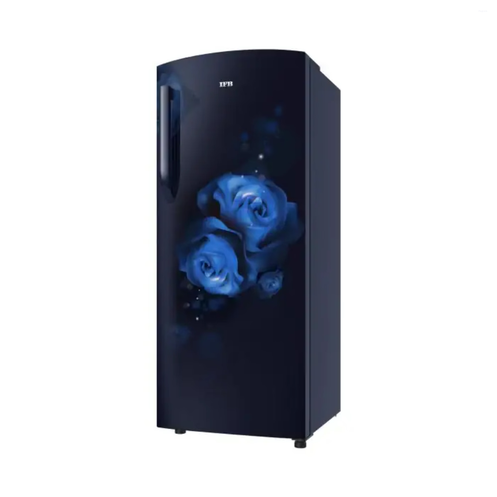 IFB 206 Litres 4 Star Direct Cool Refrigerator with Flower Pattern and Inverter Compressor (IFBDC-2324IBV, Sweet Valentine Blue)